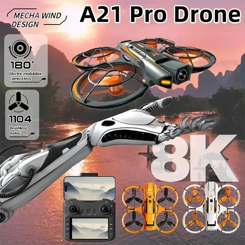 Drone Surveying - Original A21 Pro Drone 4K Professional