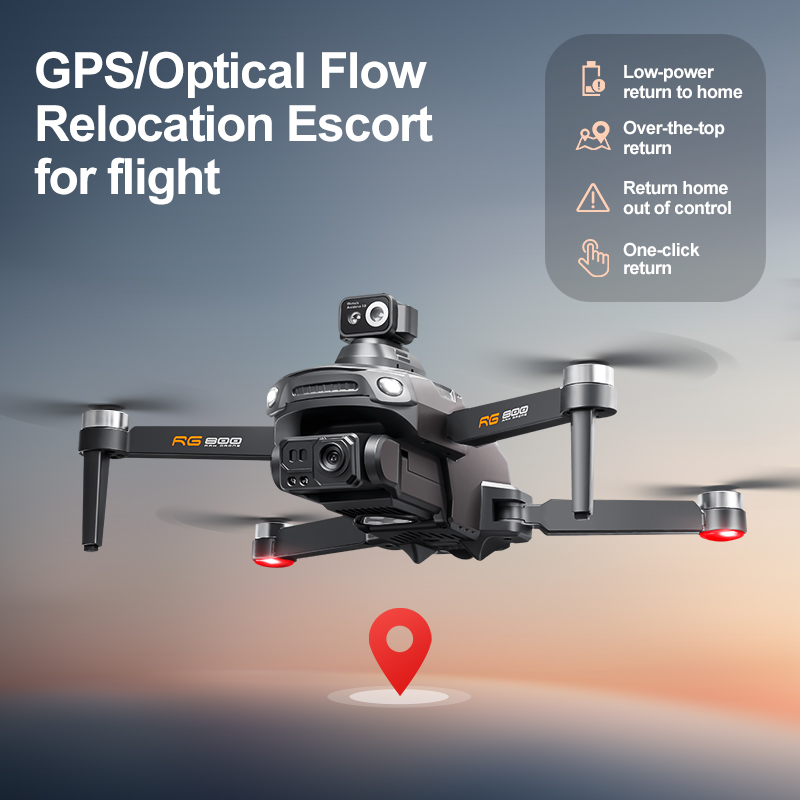 RG800 MAX GPS Drone Profession - Drone Surveying ulasan dan harga
