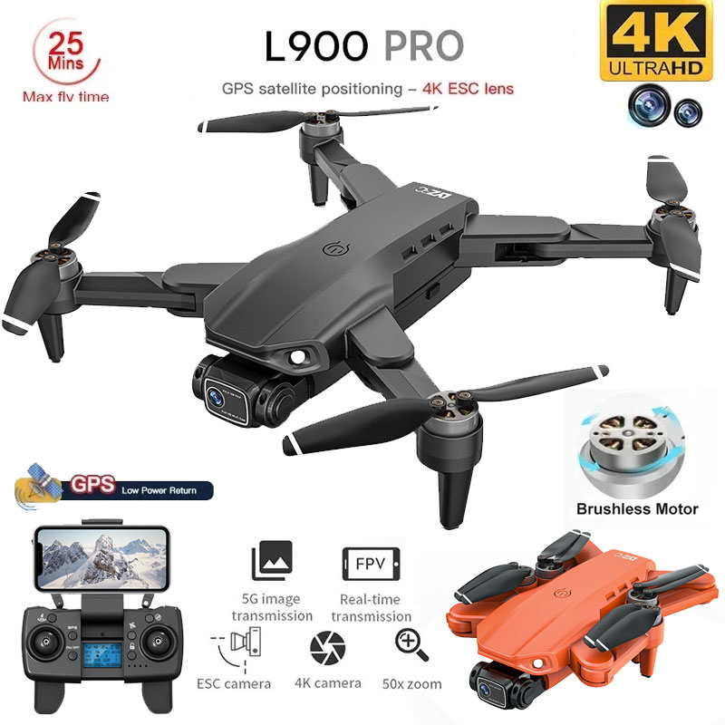 L900 Pro GPS Drone 4K Professi - Drone Surveying ulasan dan harga