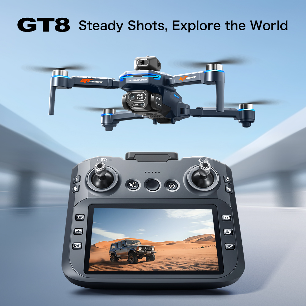 GT8 Max Foldable Drone 8K HD P - Drone Surveying ulasan dan harga