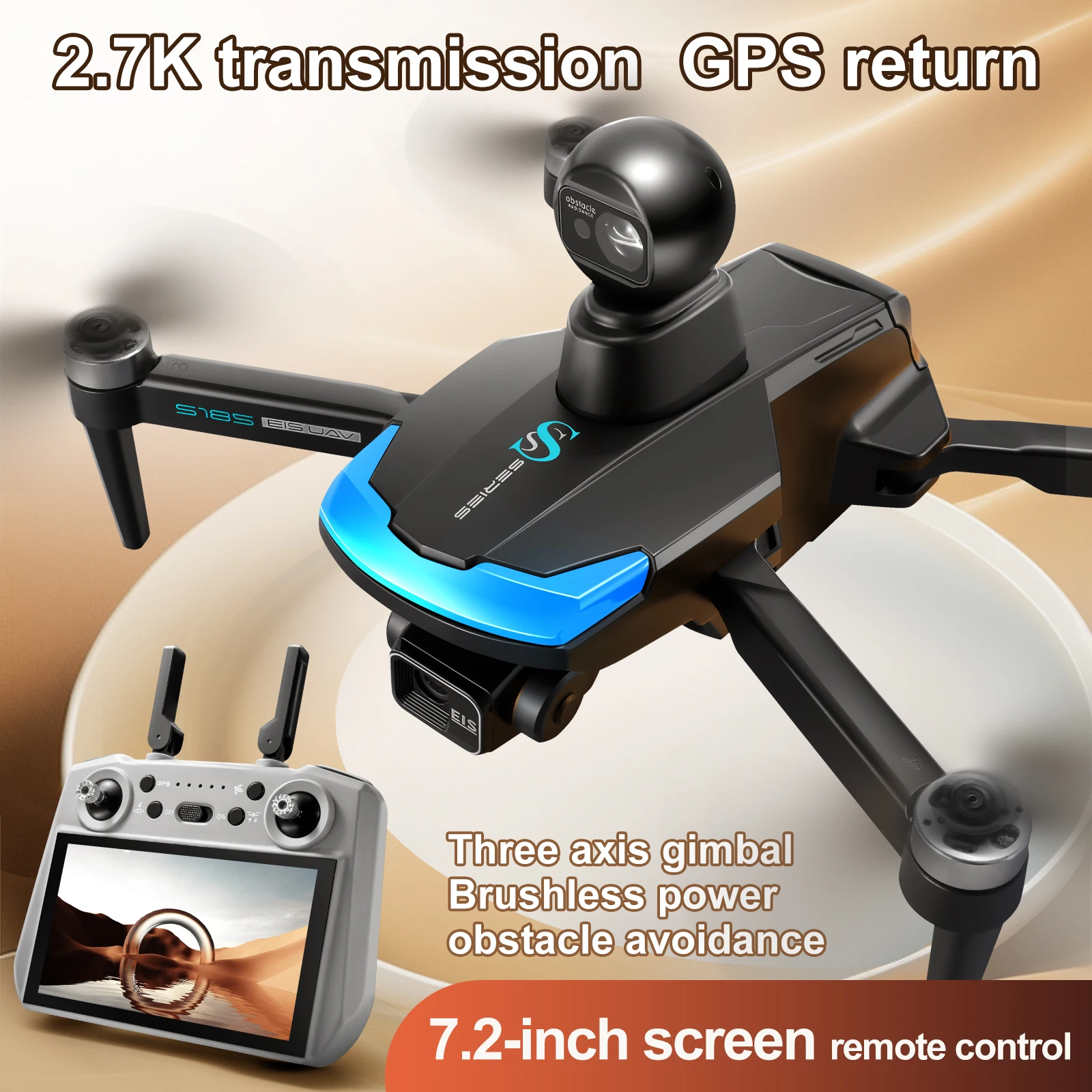 S185 Professional Drone 2.7K H - Drone Surveying ulasan dan harga