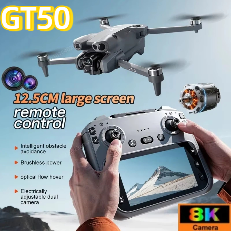 GT50 RC Drone 8K HD Aerial Pho - Drone Multispectral ulasan dan harga