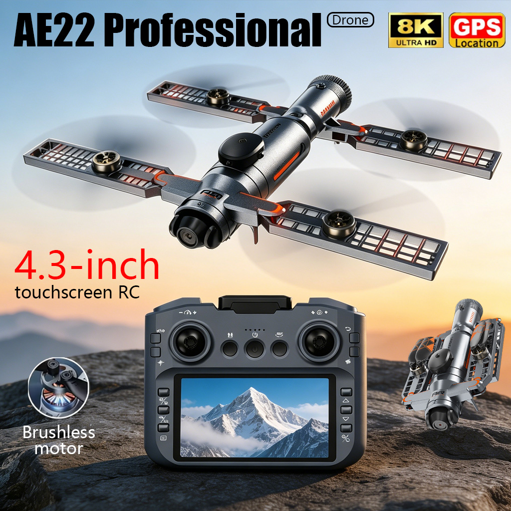 Upgraded AE22 PRO MAX Foldable - Drone Surveying ulasan dan harga
